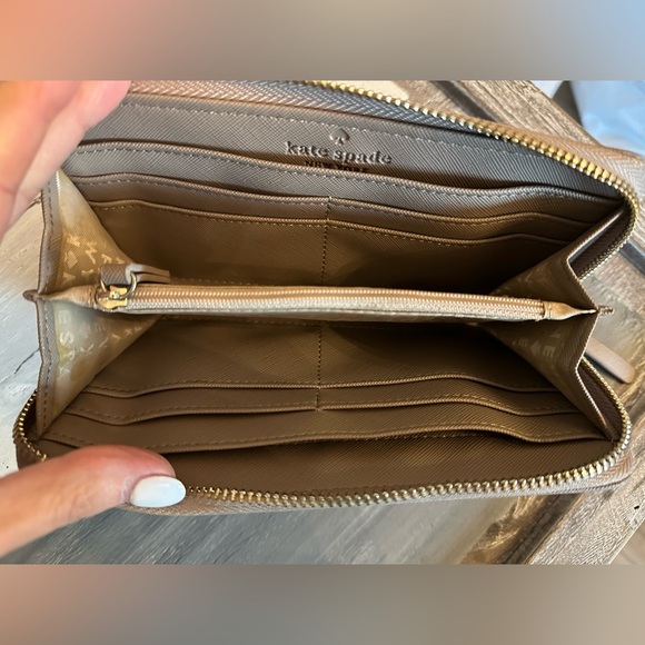 Kate Spade Greta Court Glitter Ina Satchel with wallet - Picture 4 of 13